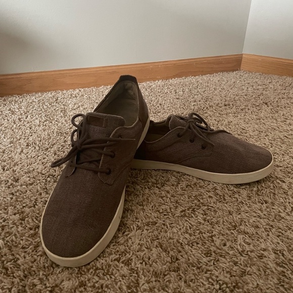 Chaco Davis Lace Up Casual Shoes Grey Size 11.5 - Picture 2 of 10